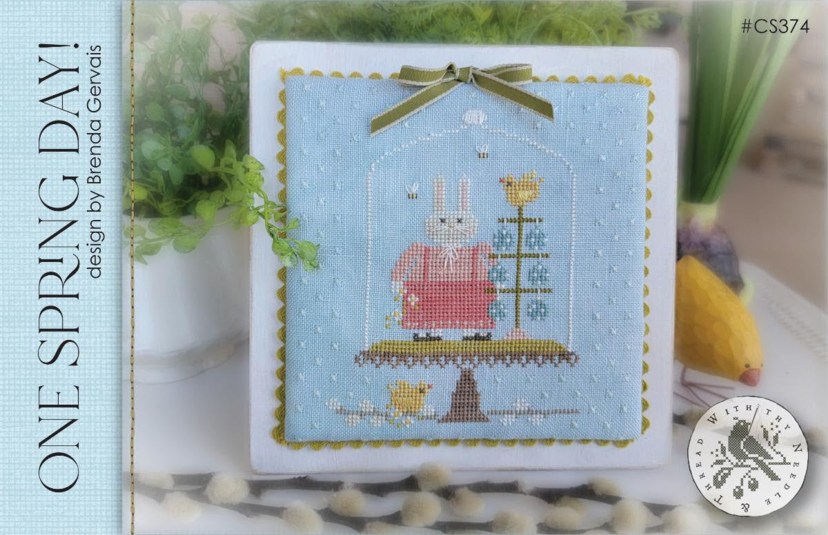 One Spring Day - With Thy Needle and Thread - Cross Stitch Pattern