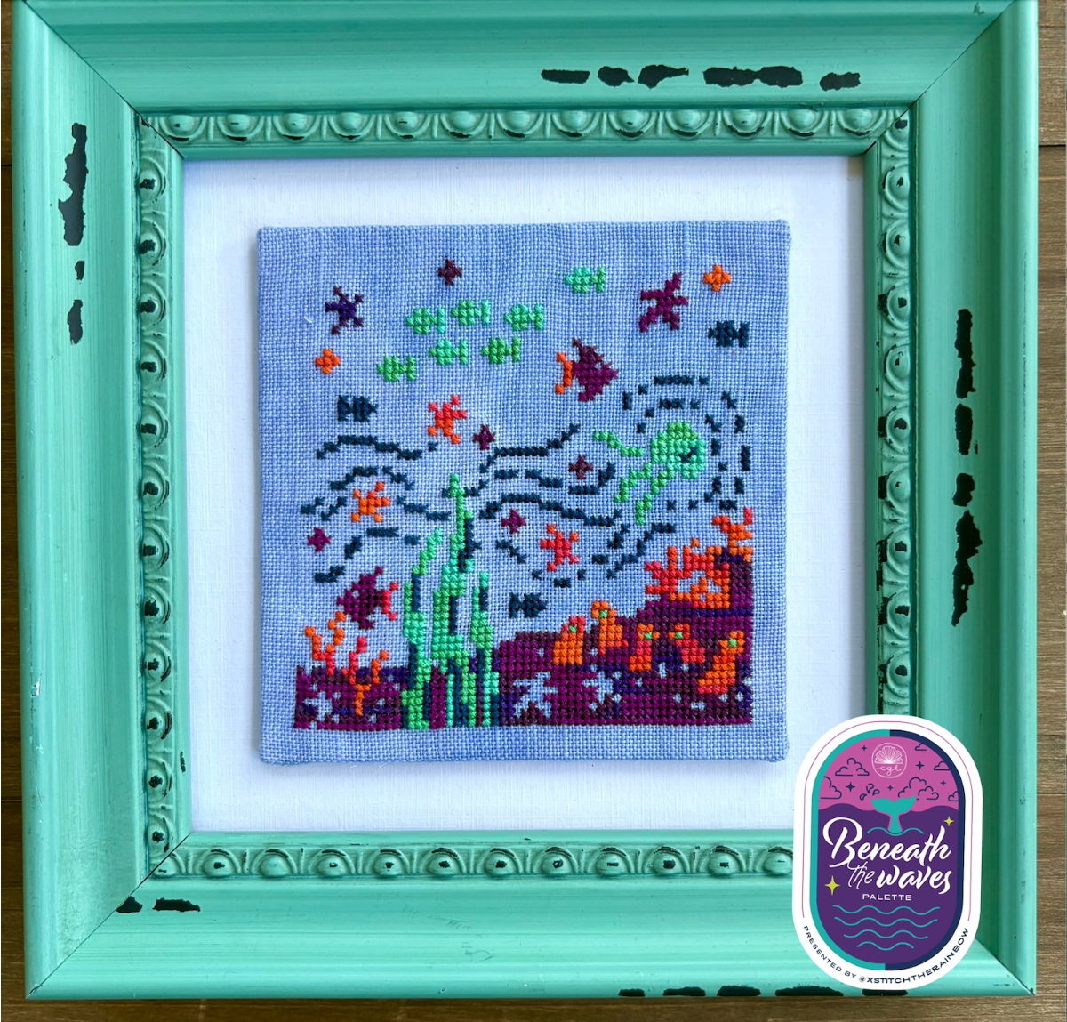 Sea Starry Night - Petal Pusher - Cross Stitch Pattern