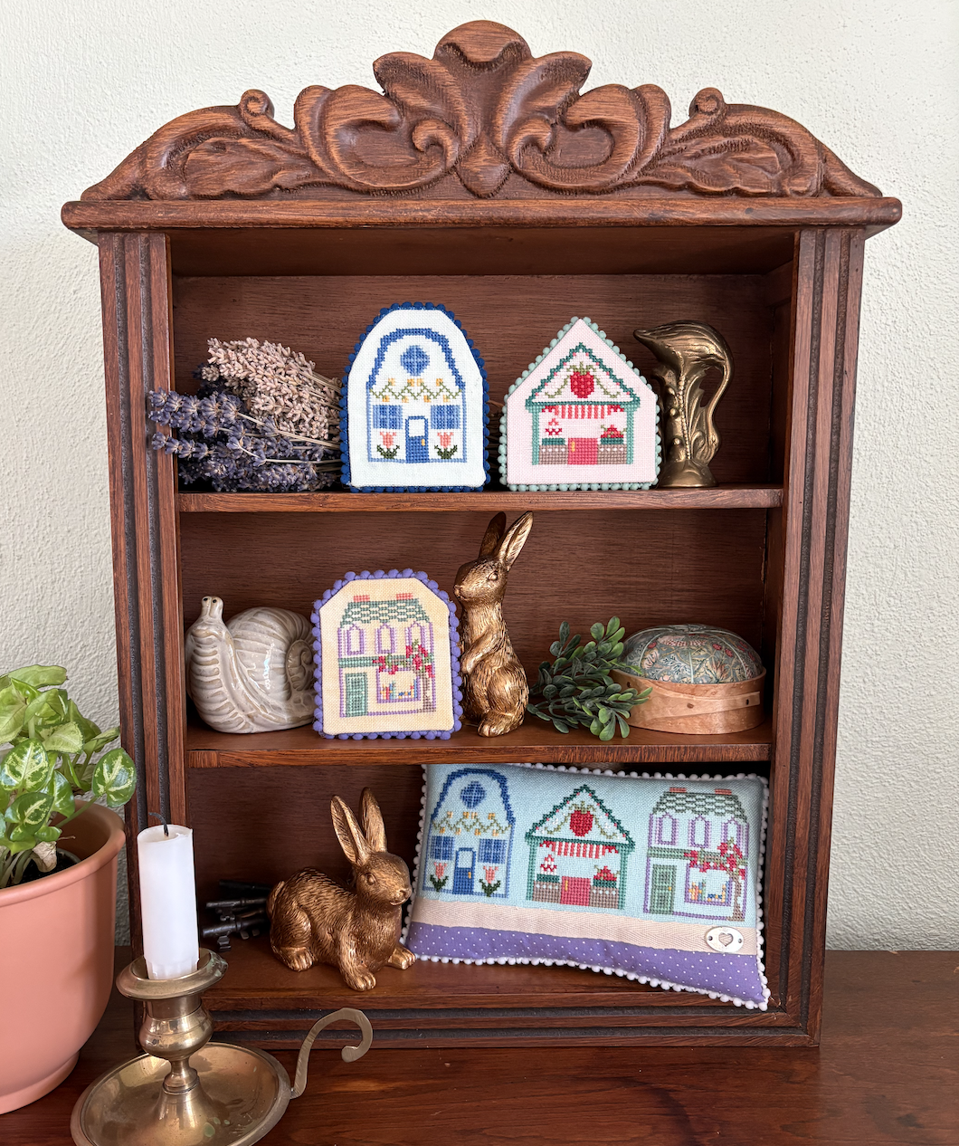 Petal Prairie Village: Spring - Petal Pusher - Cross Stitch Pattern