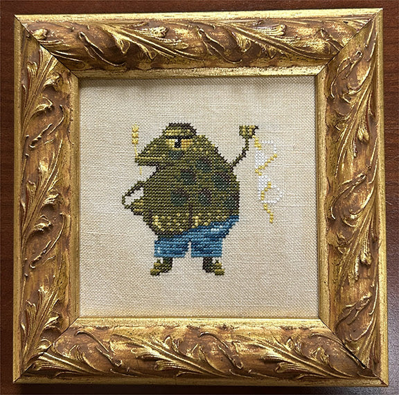 Cheeky Frog - Barbara Ana - Cross Stitch Pattern