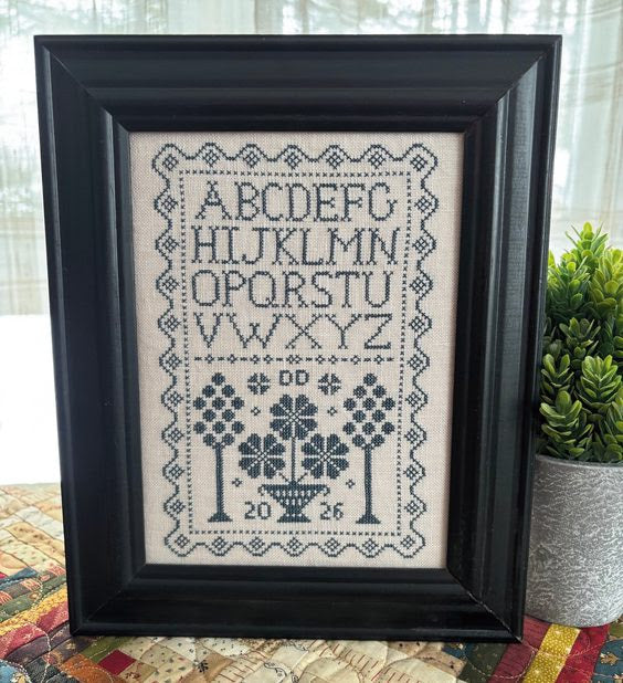 PREORDER Blue Spruce Sampler - Darlene D’Eon - Cross Stitch Pattern, Needlecraft Patterns, The Crafty Grimalkin - A Cross Stitch Store