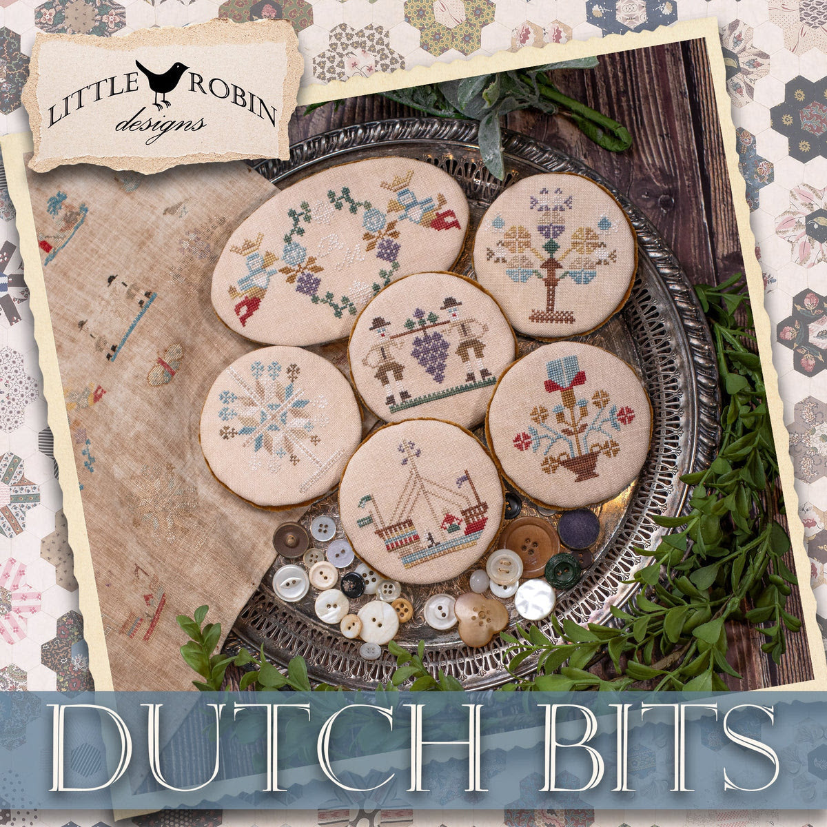 PREORDER Dutch Bits - Little Robin Designs - Cross Stitch Pattern
