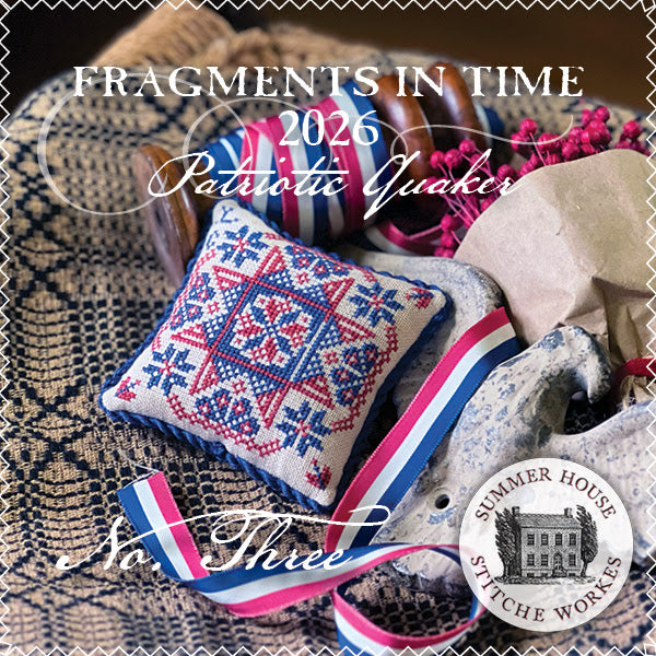 Fragments in time 2026 No. 3 - Summer House Stitch Workes - Cross Stitch Pattern