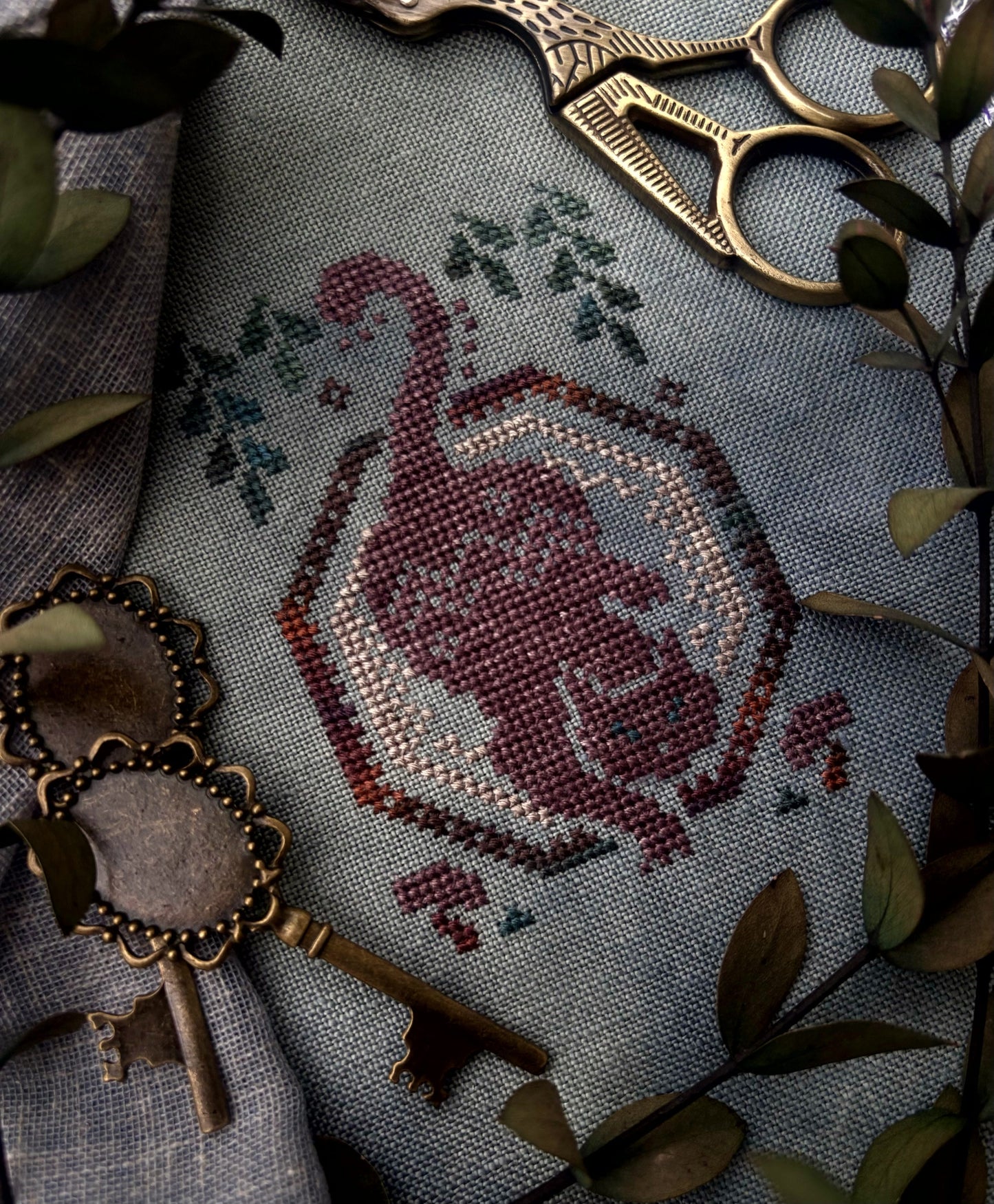 PREORDER The Night Prowler - Quaternion Creations - Cross Stitch Pattern