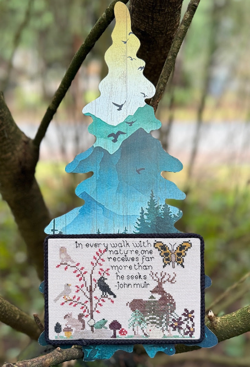 PREORDER Walk with Nature - Sambrie Stitches - Cross Stitch Pattern, Books, The Crafty Grimalkin - A Cross Stitch Store