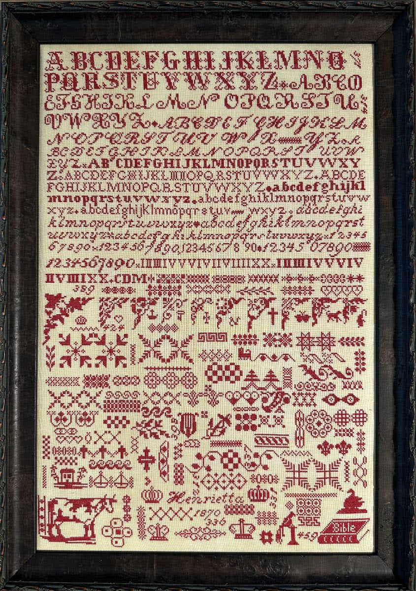 PREORDER Henrietta 1870 - Cross Stitch Antiques - Cross Stitch Pattern