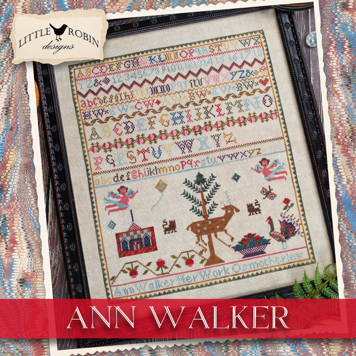 PREORDER Ann Walker - Little Robin Designs - Cross Stitch Pattern, Needlecraft Patterns, The Crafty Grimalkin - A Cross Stitch Store