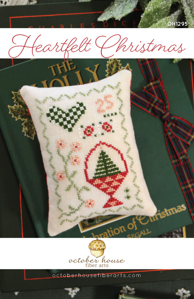 Heartfelt Christmas- October House Fiber Arts - Cross Stitch Pattern