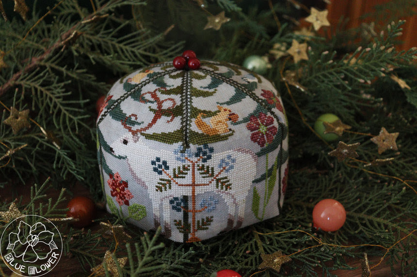 Festive Forest - The Blue Flower - Cross Stitch Pattern