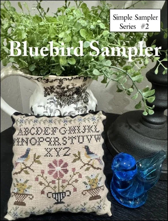 Bluebird Sampler - The Scarlett House - Cross Stitch Pattern