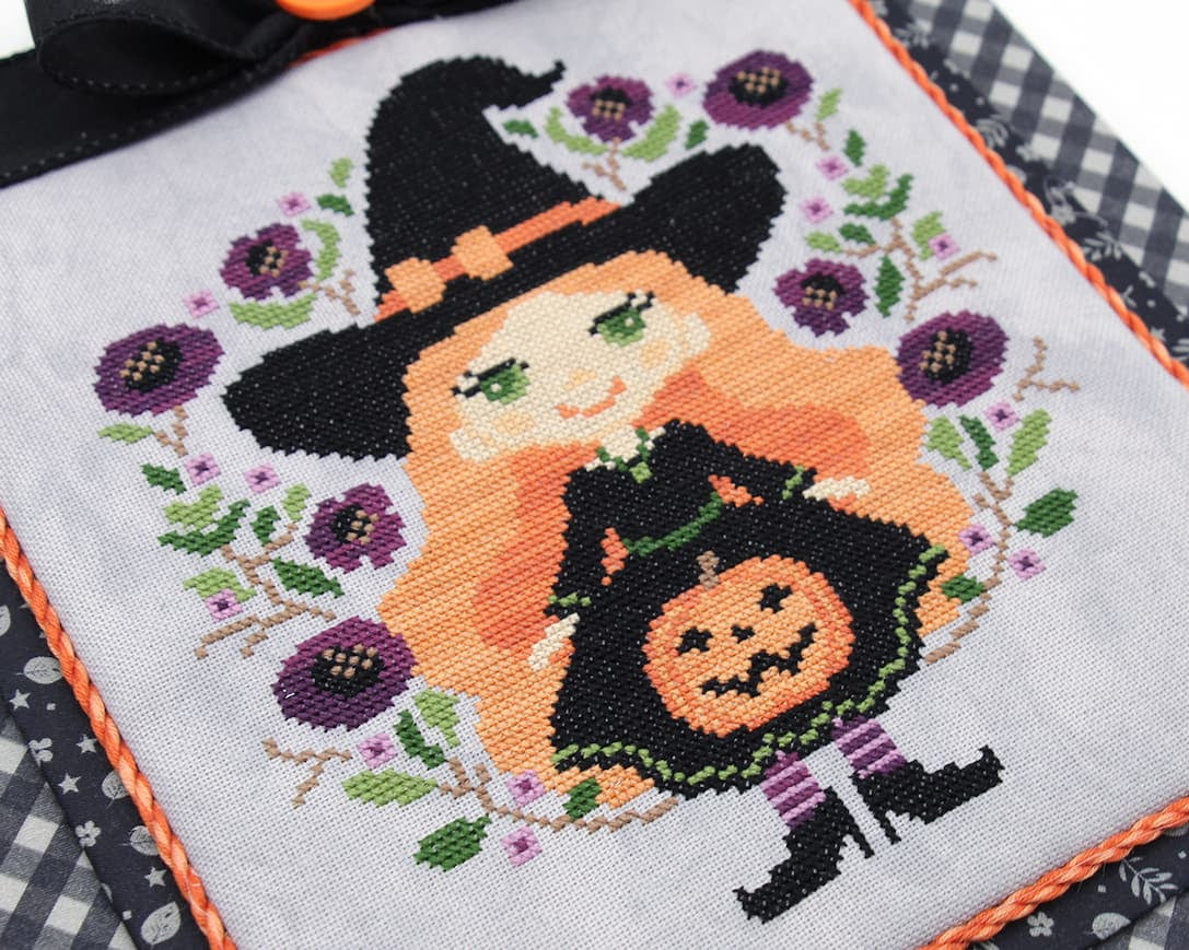 Ember: The Flower Witch - Cherry Hill Stitchery - Cross Stitch Pattern