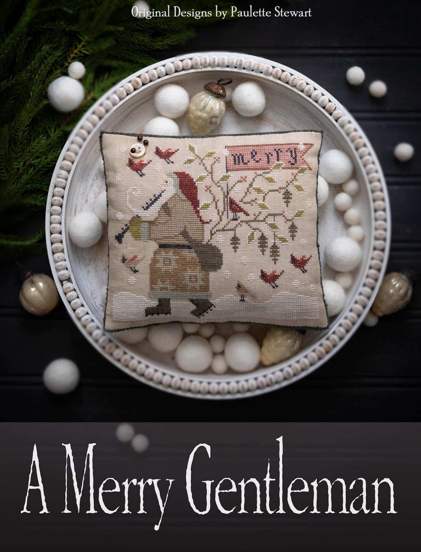 A Merry Gentleman - Plum Street Samplers - Cross Stitch Pattern