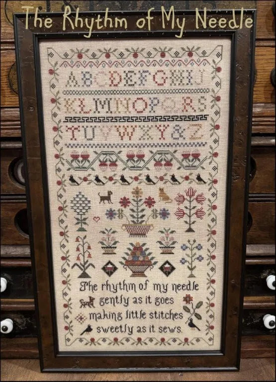The Rhythm of My Needle - The Scarlett House - Cross Stitch Pattern