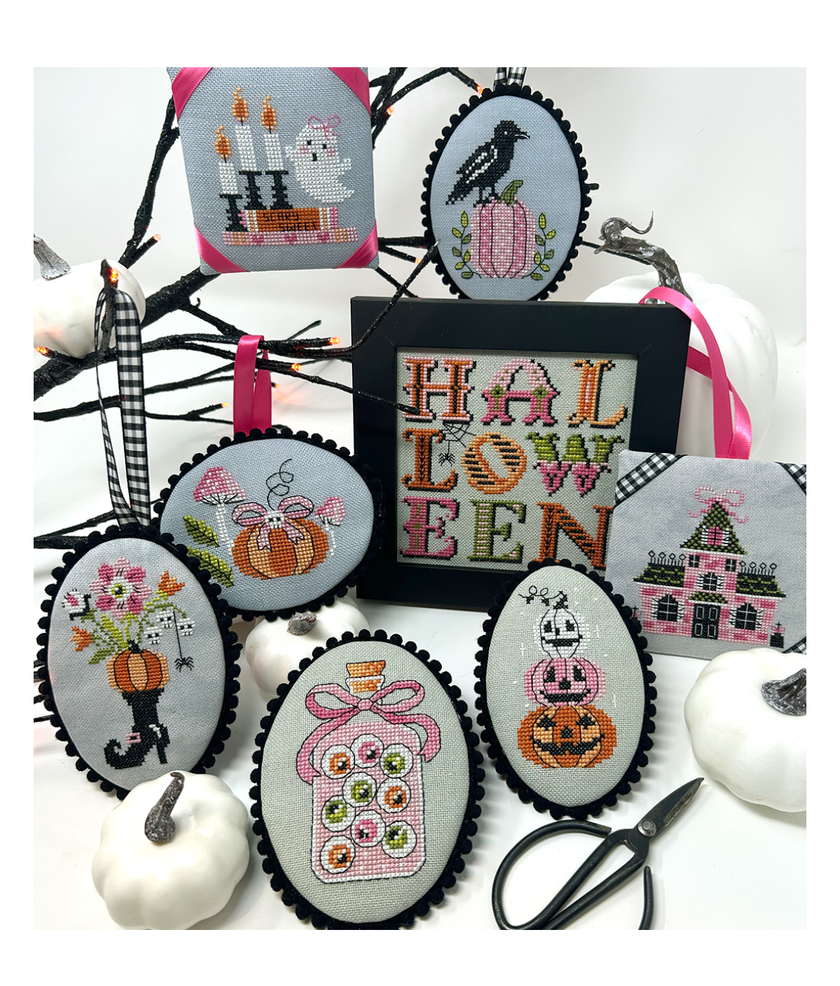 Halloween Pretties - Tiny Modernist - Cross Stitch Pattern