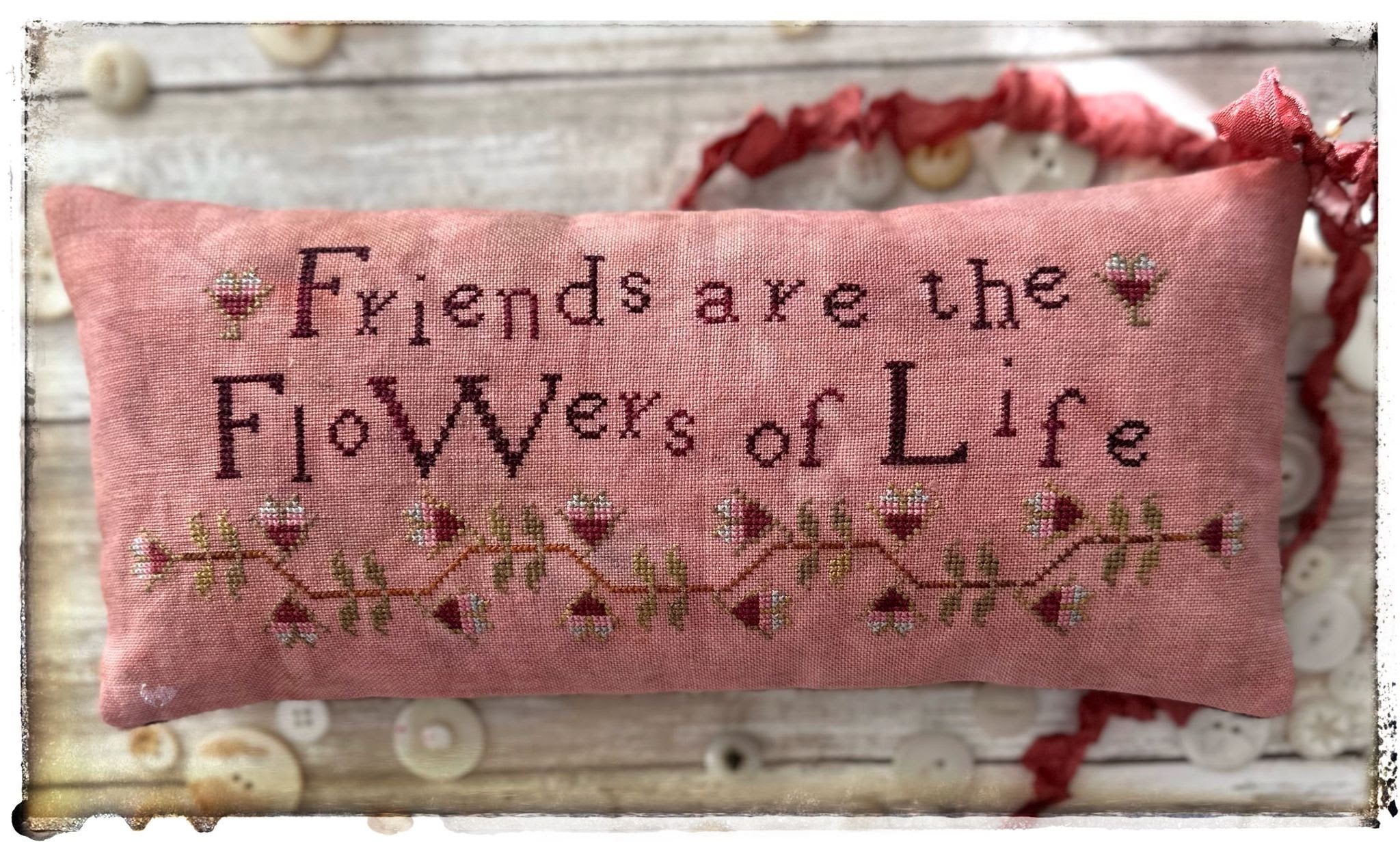 PREORDER Friends are Flowers Lucy Beam Love in Stitches Cross