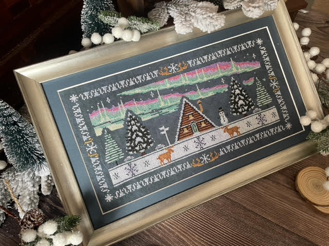 Chalet in the Snow - Flossabilities - Cross Stitch Pattern