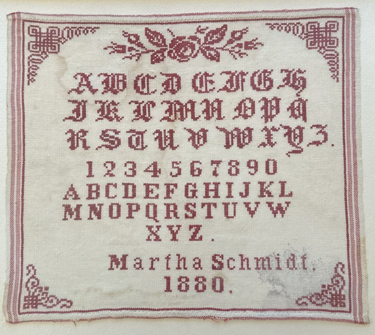 PREORDER Martha Schmidt 1880 - Cross Stitch Antiques - Cross Stitch Pattern