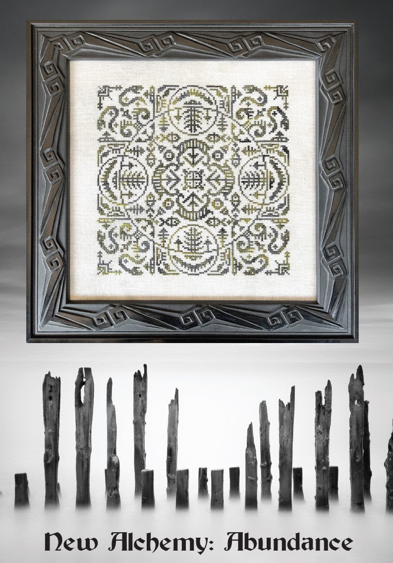 New Alchemy: Abundance - Ink Circles - Cross Stitch Pattern
