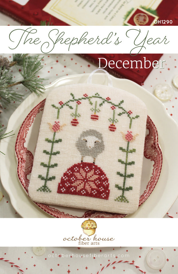The Shepherd's Year - December - October House Fiber Arts - Cross Stitch Pattern
