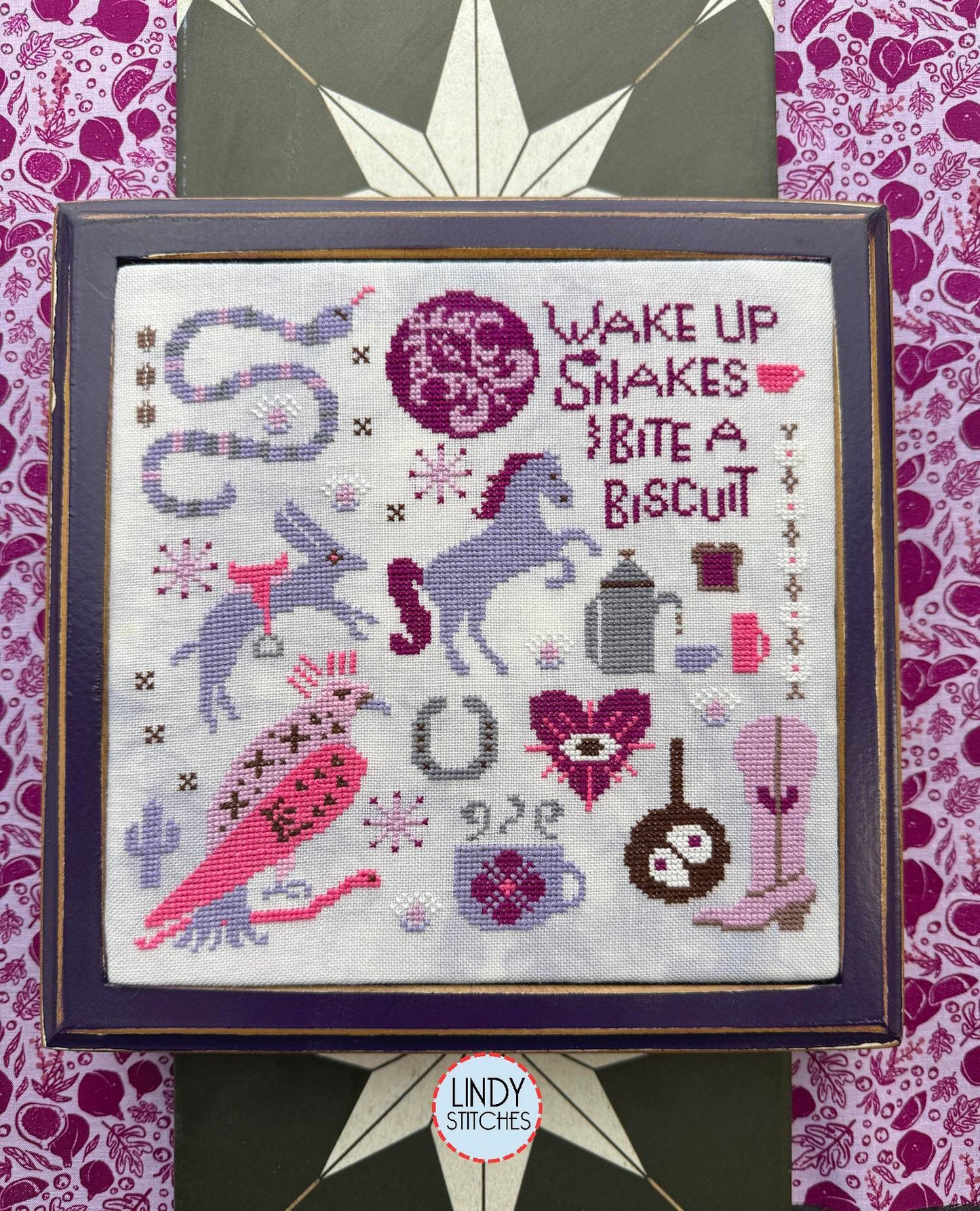 PREORDER Good Western Morning - Lindy Stitches - Cross Stitch Pattern