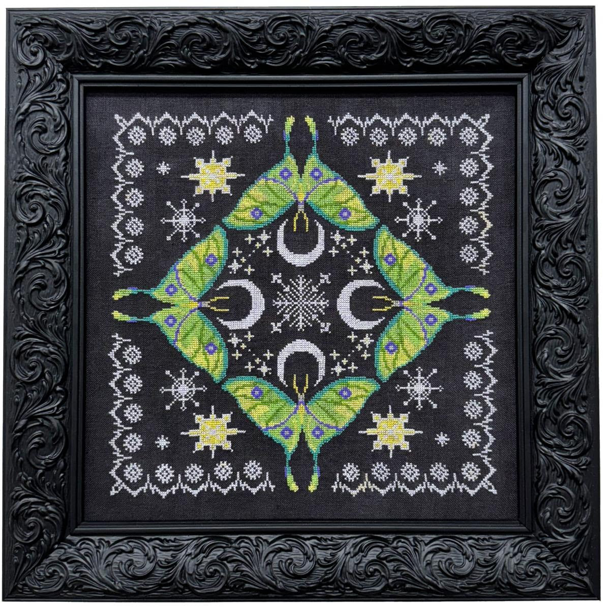 PRE-ORDER They Come at Night - Fox and Rabbit Designs, Needlecraft Patterns, The Crafty Grimalkin - A Cross Stitch Store