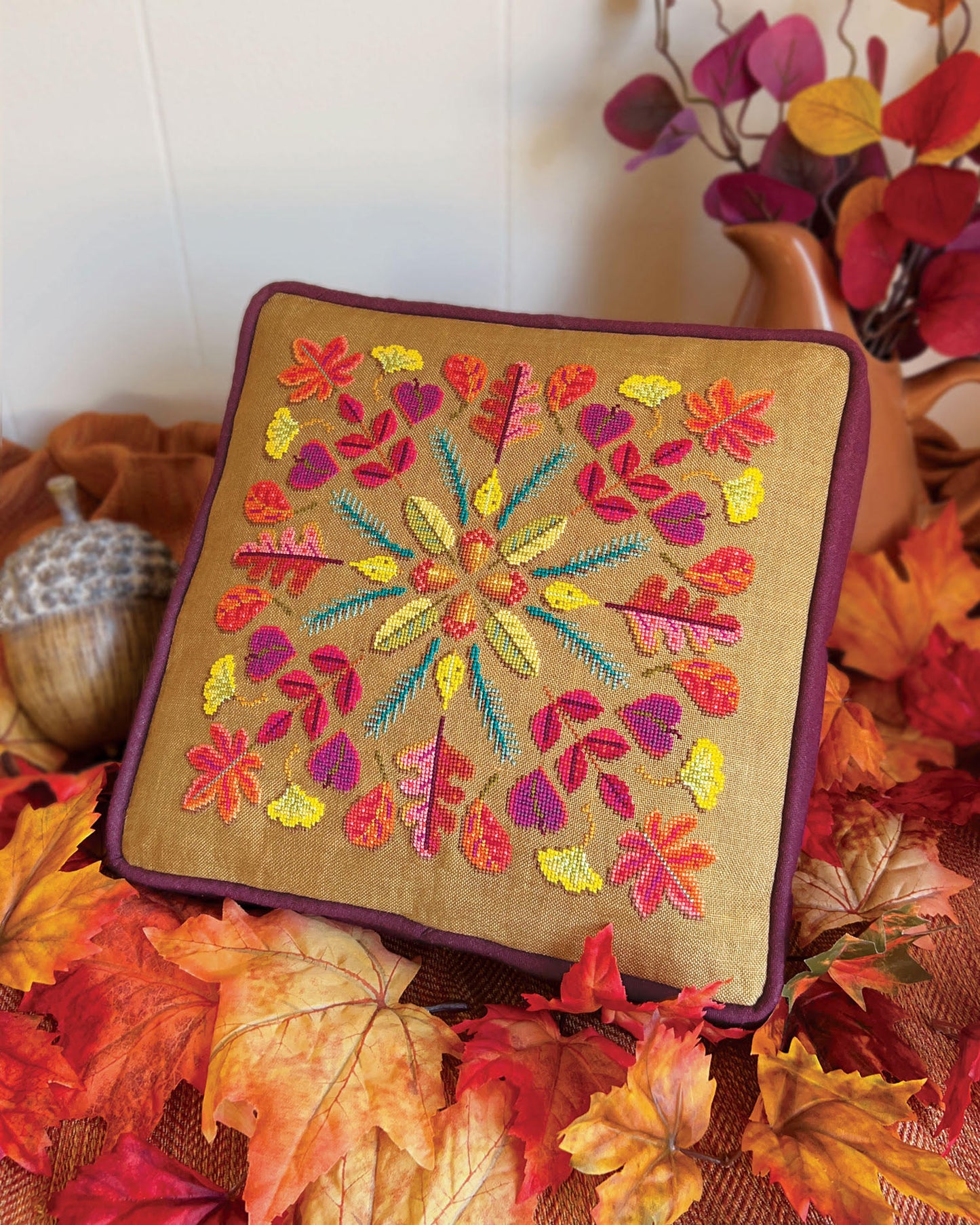 PREORDER Turning Leaves - Satsuma Street - Cross Stitch Pattern, Needlecraft Patterns, The Crafty Grimalkin - A Cross Stitch Store