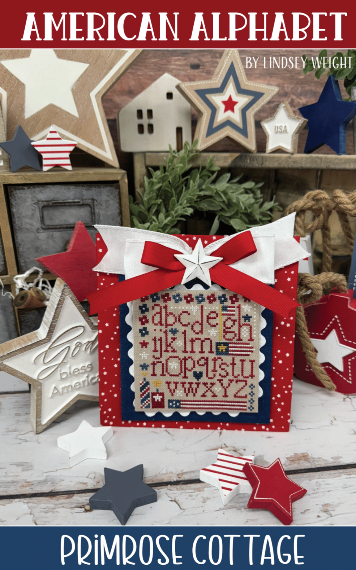 American Alphabet - Primrose Cottage Stitches - Cross Stitch Pattern/Thread, Needlecraft Patterns, Needlecraft Patterns, The Crafty Grimalkin - A Cross Stitch Store