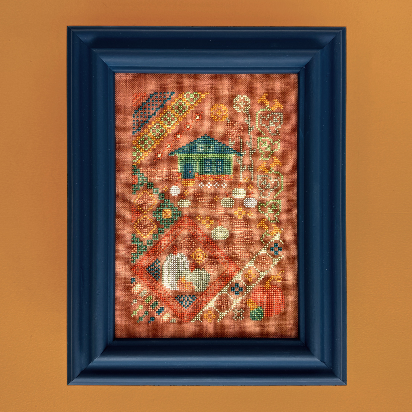 Green Bungalow - JEDxSTITCH - Cross Stitch Pattern