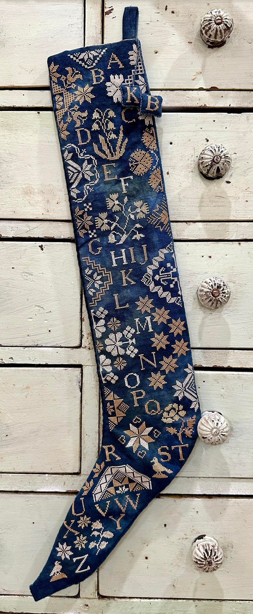 PREORDER Quaker Stocking - Kathy Barrick - Cross Stitch Pattern
