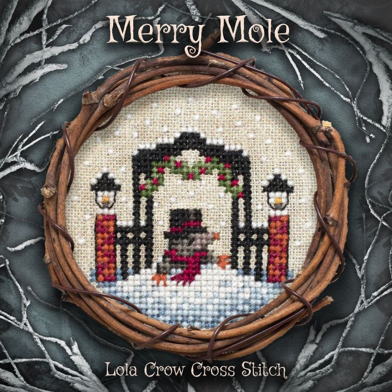 PREORDER Merry Mole - Lola Crow - Cross Stitch Pattern