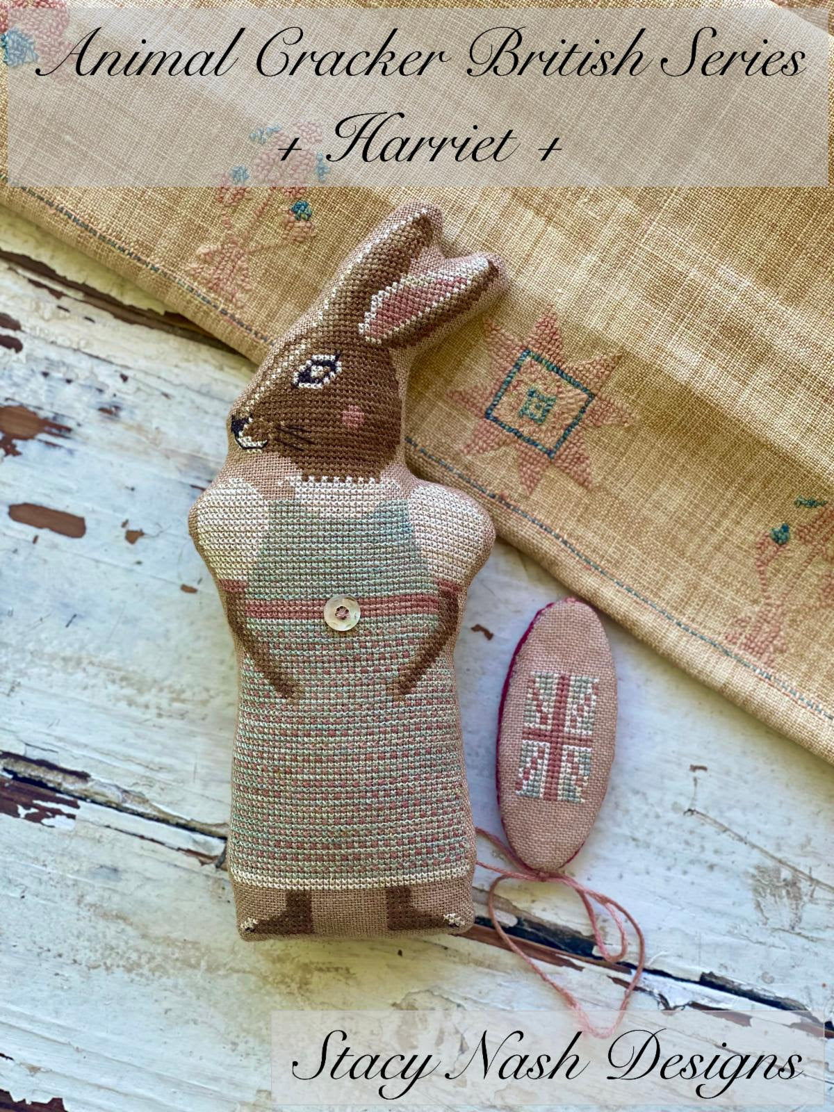 PREORDER Harriet - Animal Cracker Series - Stacy Nash Designs - Cross Stitch Pattern, Needlecraft Patterns, Needlecraft Patterns, The Crafty Grimalkin - A Cross Stitch Store