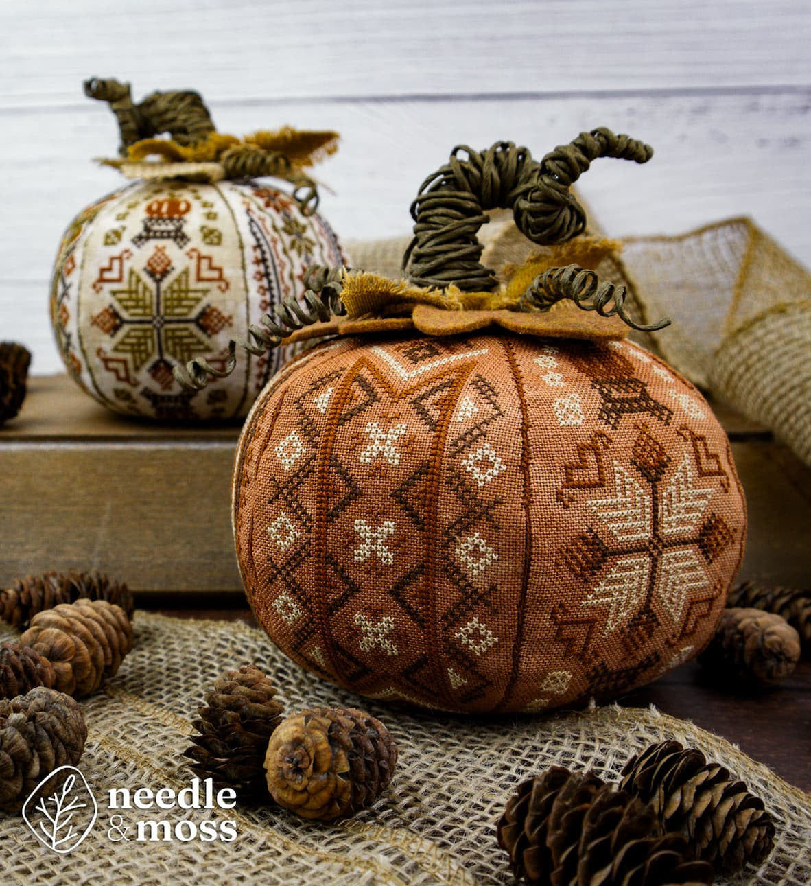 PREORDER Hello, Pumpkin. - Needle and Moss - Cross Stitch Pattern