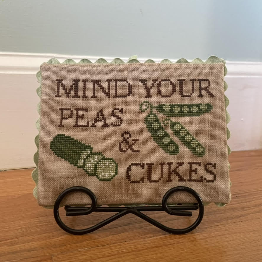 Mind Your Peas & Cukes - Mkissa Creations - Cross Stitch Pattern