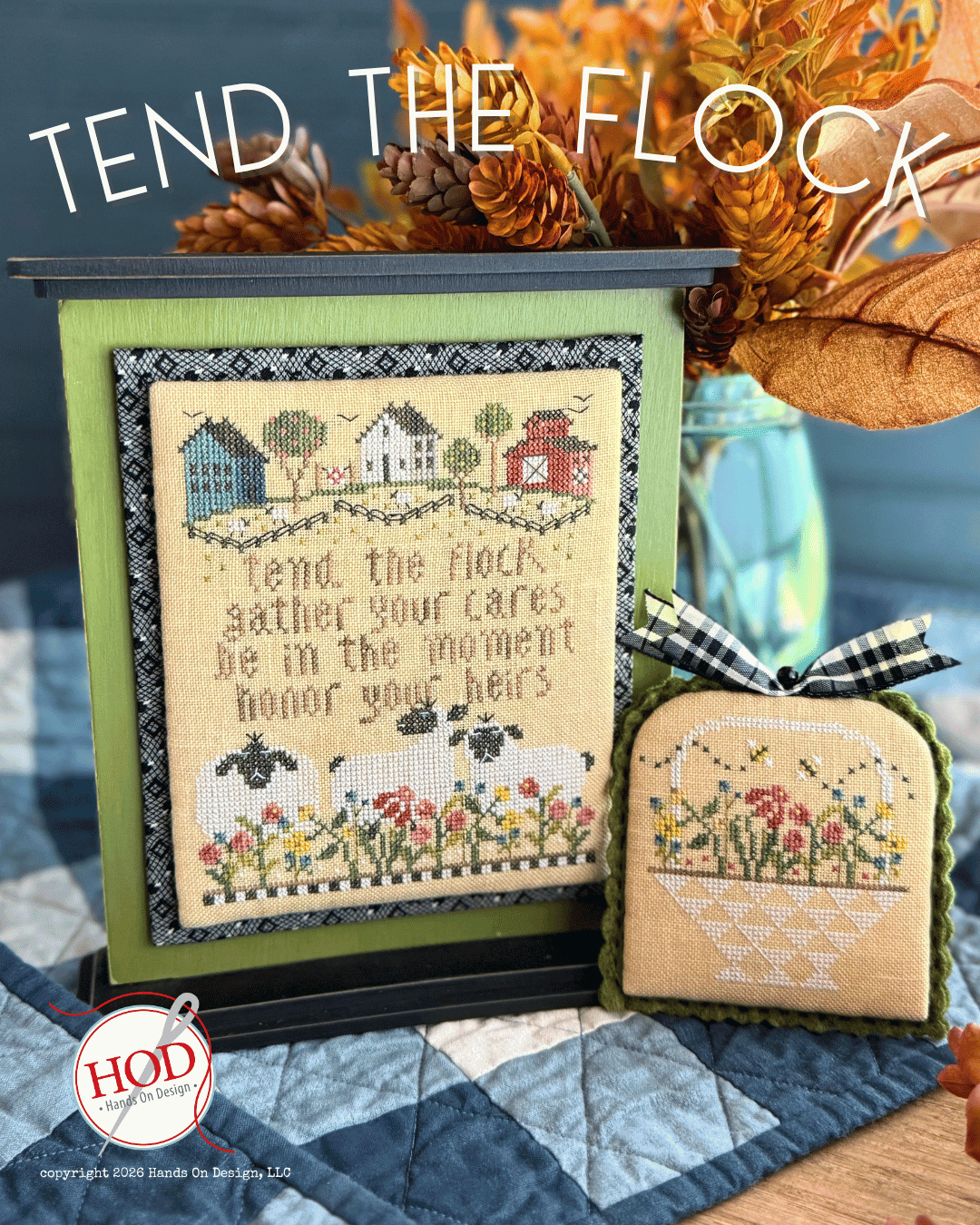 PREORDER Tend the Flock - Hands on Design - Cross Stitch Pattern