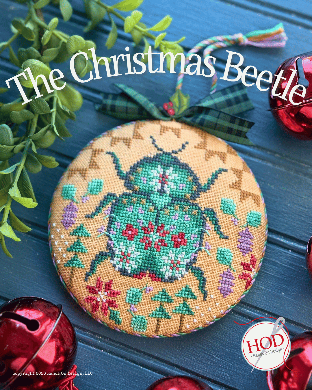 PREORDER The Christmas Beetle - Hands on Design - Cross Stitch Pattern