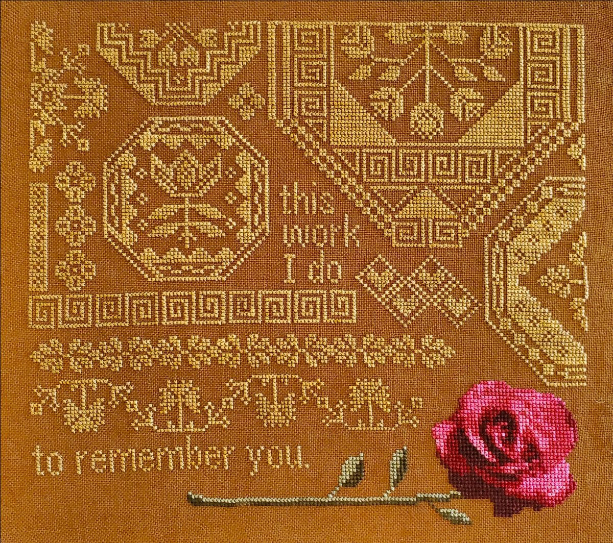 To Remember You - Artsy Housewife - Cross Stitch Pattern, Needlecraft Patterns, The Crafty Grimalkin - A Cross Stitch Store