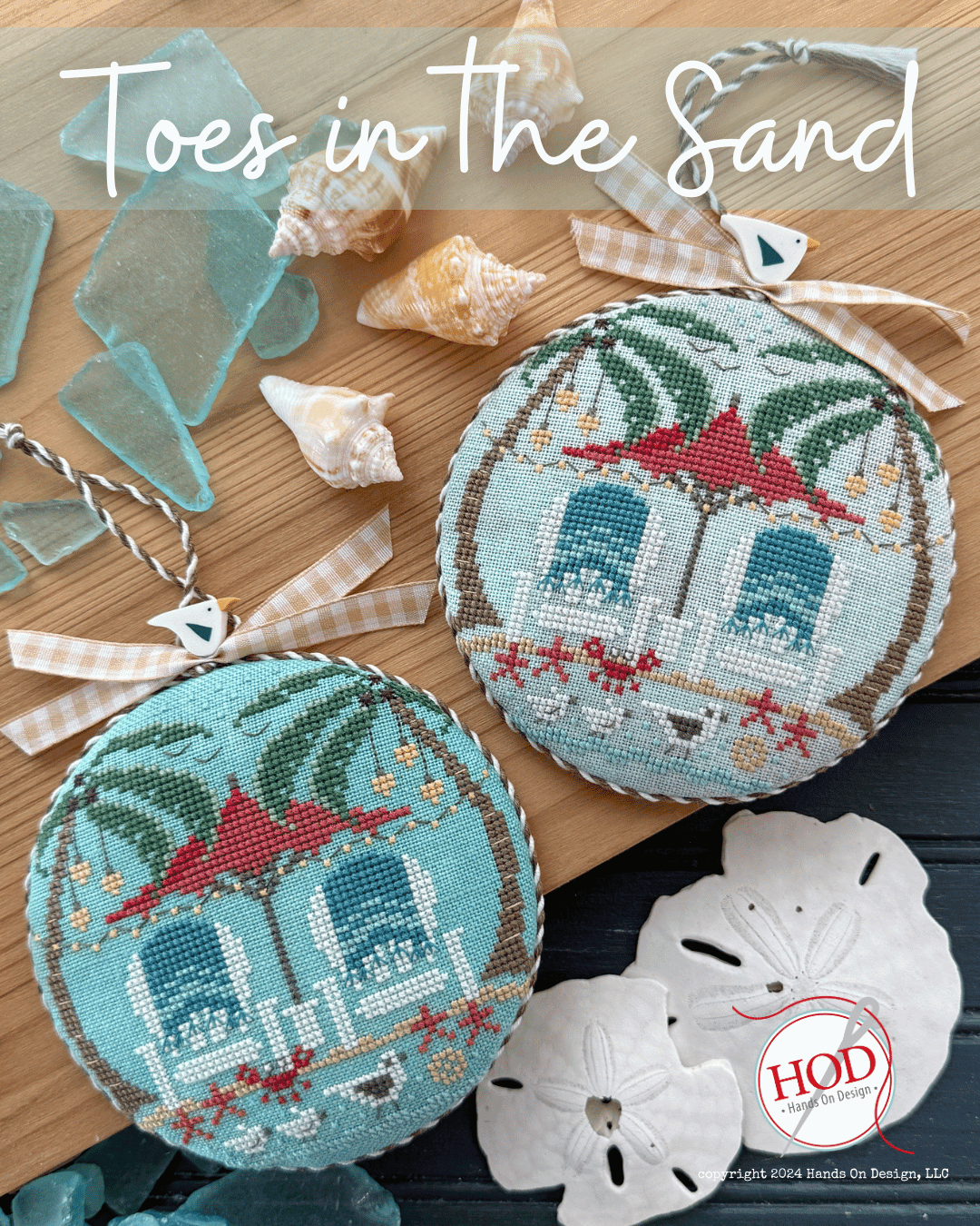 Toes in the Sand - Hands on Design - Cross Stitch Pattern