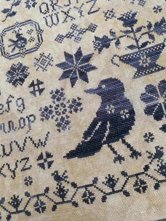 Black Bird Sampler - Pansy Patch Quilts and Stitchery - Cross Stitch Pattern