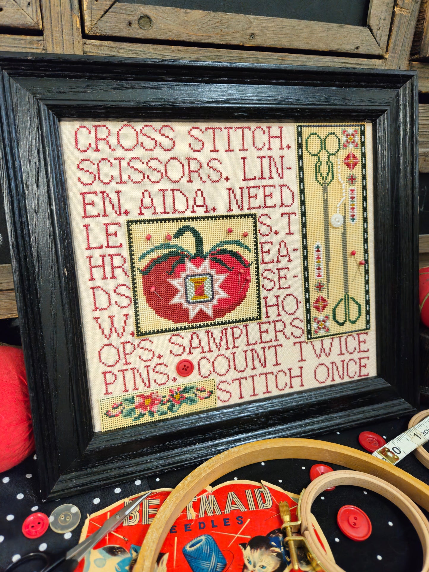 Stitching Paraphernalia - Quaintrose Needle Arts - Cross Stitch Pattern