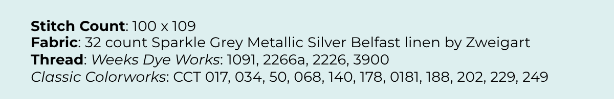 PREORDER Peppermint Lane - Cherry Blossoms - Cross Stitch Pattern