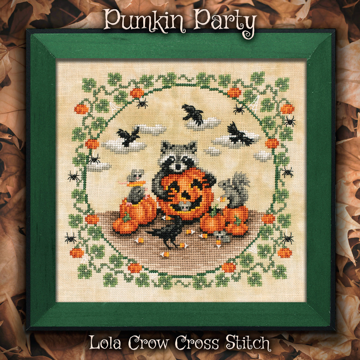 PREORDER Pumpkin Party - Lola Crow - Cross Stitch Pattern