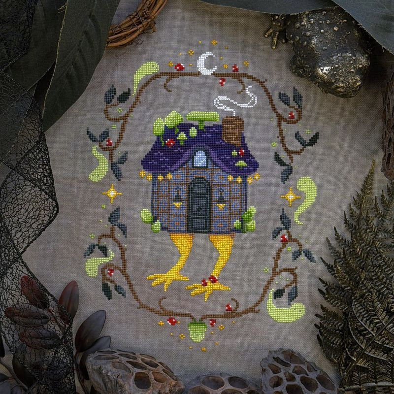 PREORDER Mushroom Cottage Yaga - Stitch Crypt - Cross Stitch Pattern