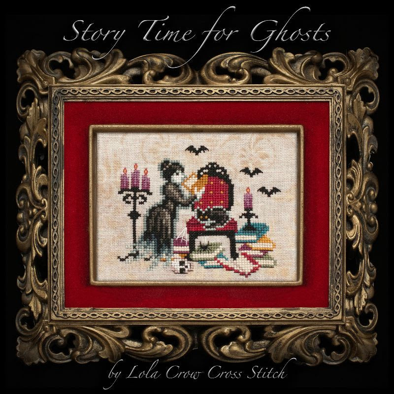 Story Time for Ghosts - Lola Crow - Cross Stitch Pattern