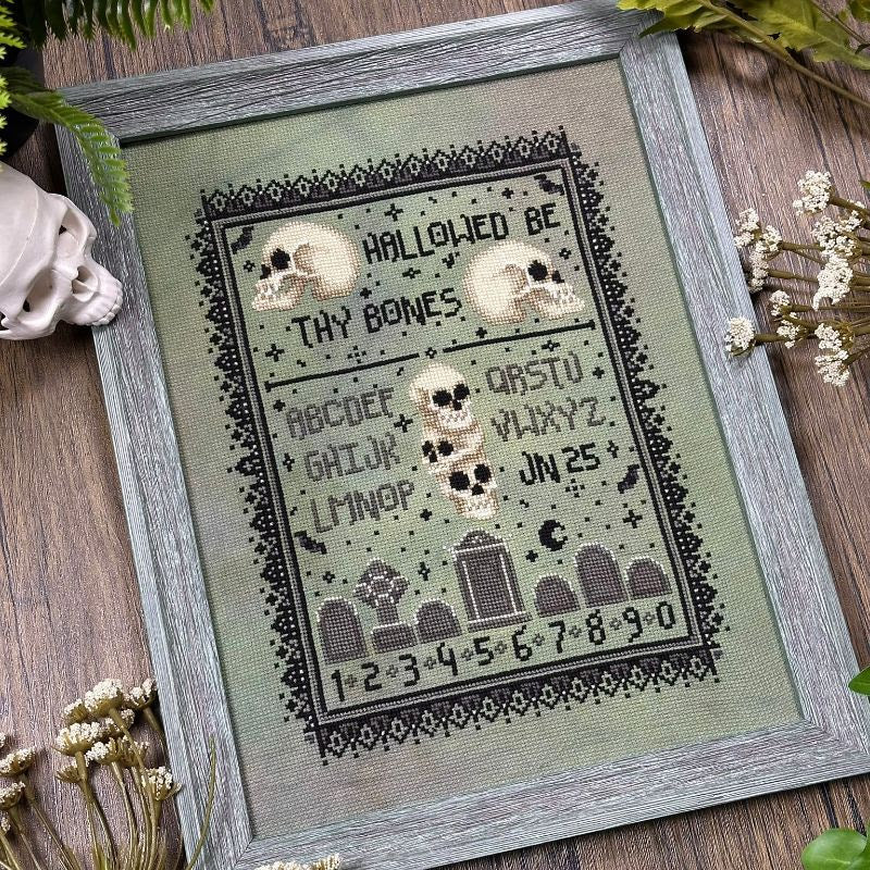 Hallowed Be Sampler - Stitch Crypt - Cross Stitch Pattern