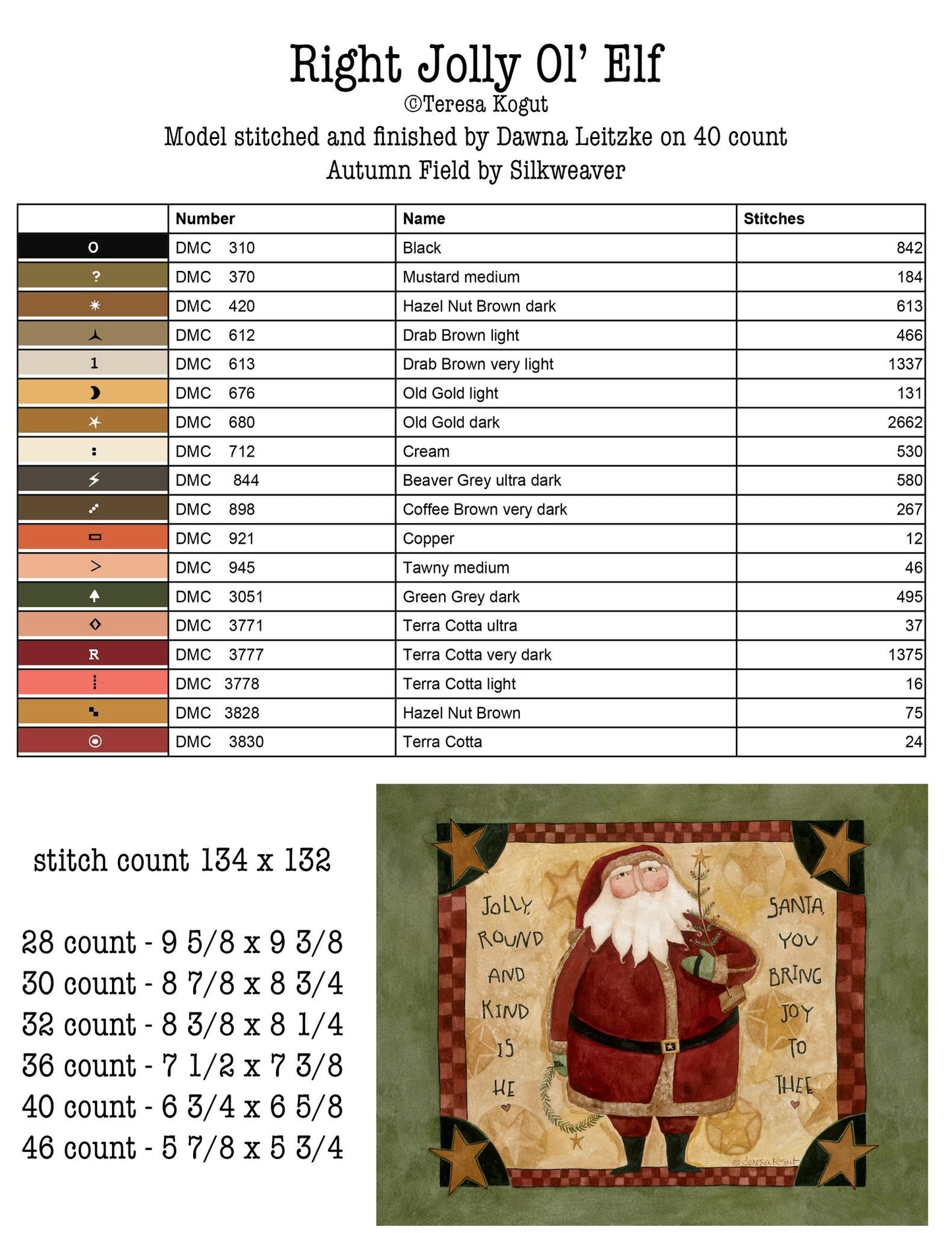 Hello Santa - Teresa Kogut - Cross Stitch Book