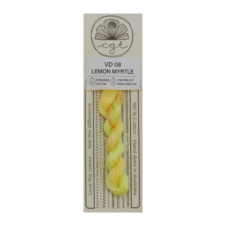 Lemon Myrtle VD 08 - Cottage Garden Threads, Thread & Floss, The Crafty Grimalkin - A Cross Stitch Store