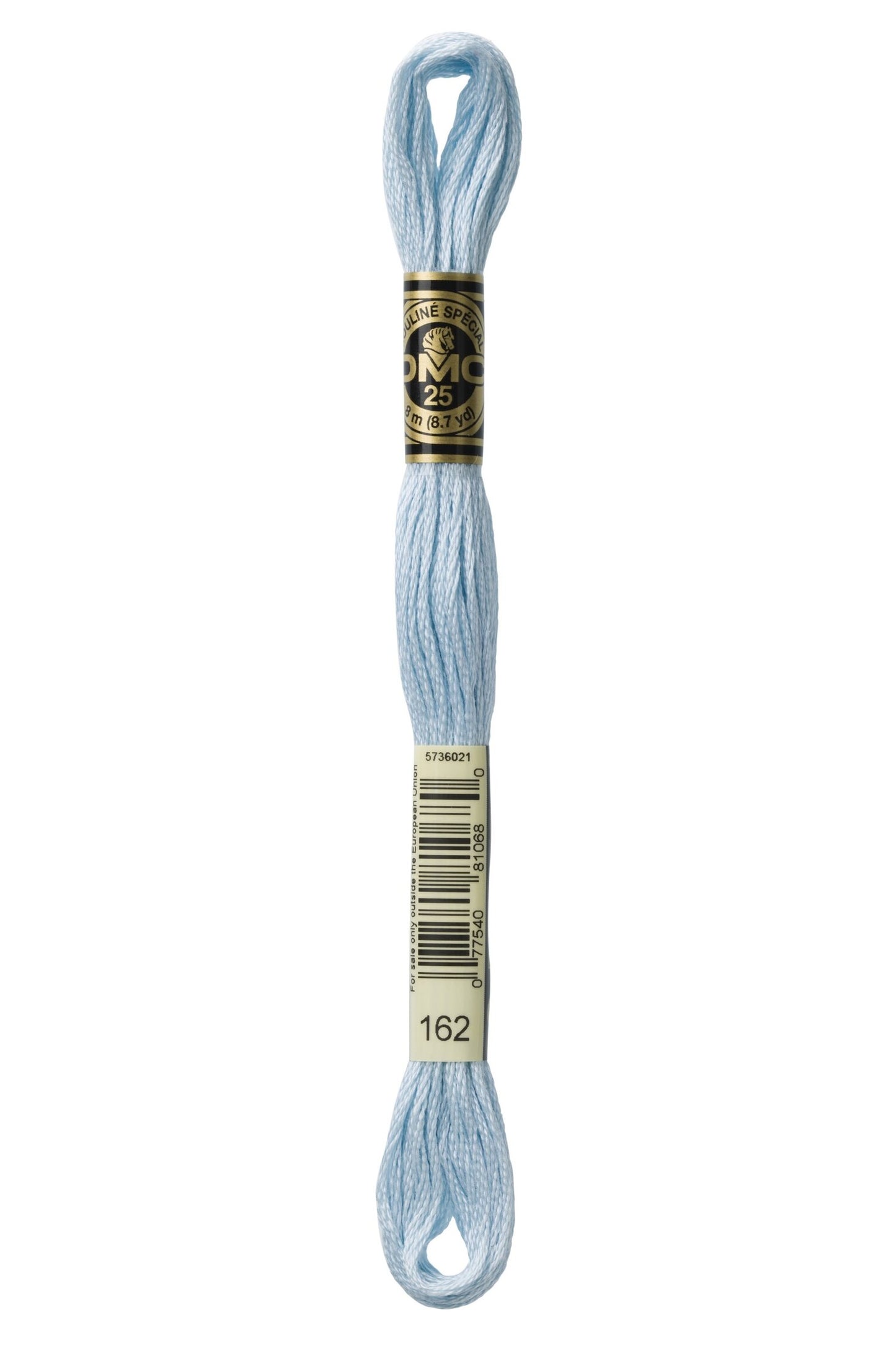 DMC 162 - Baby Blue - Light - DMC 6 Strand Embroidery Thread, Thread & Floss, Thread & Floss, The Crafty Grimalkin - A Cross Stitch Store