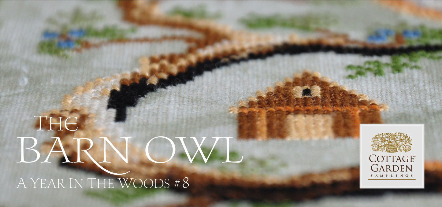A Year in the Woods 8 - The Barn Owl - Cottage Garden Samplings - Cross Stitch Pattern, Needlecraft Patterns, Needlecraft Patterns, The Crafty Grimalkin - A Cross Stitch Store
