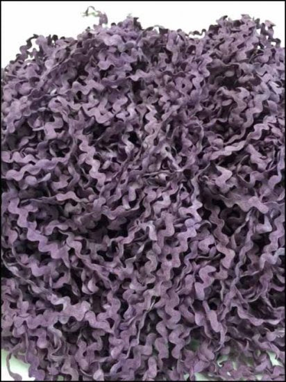 Grape Fizz Rick Rack - Lady Dots Creates Finishing Trims, Ribbons & Trim, The Crafty Grimalkin - A Cross Stitch Store