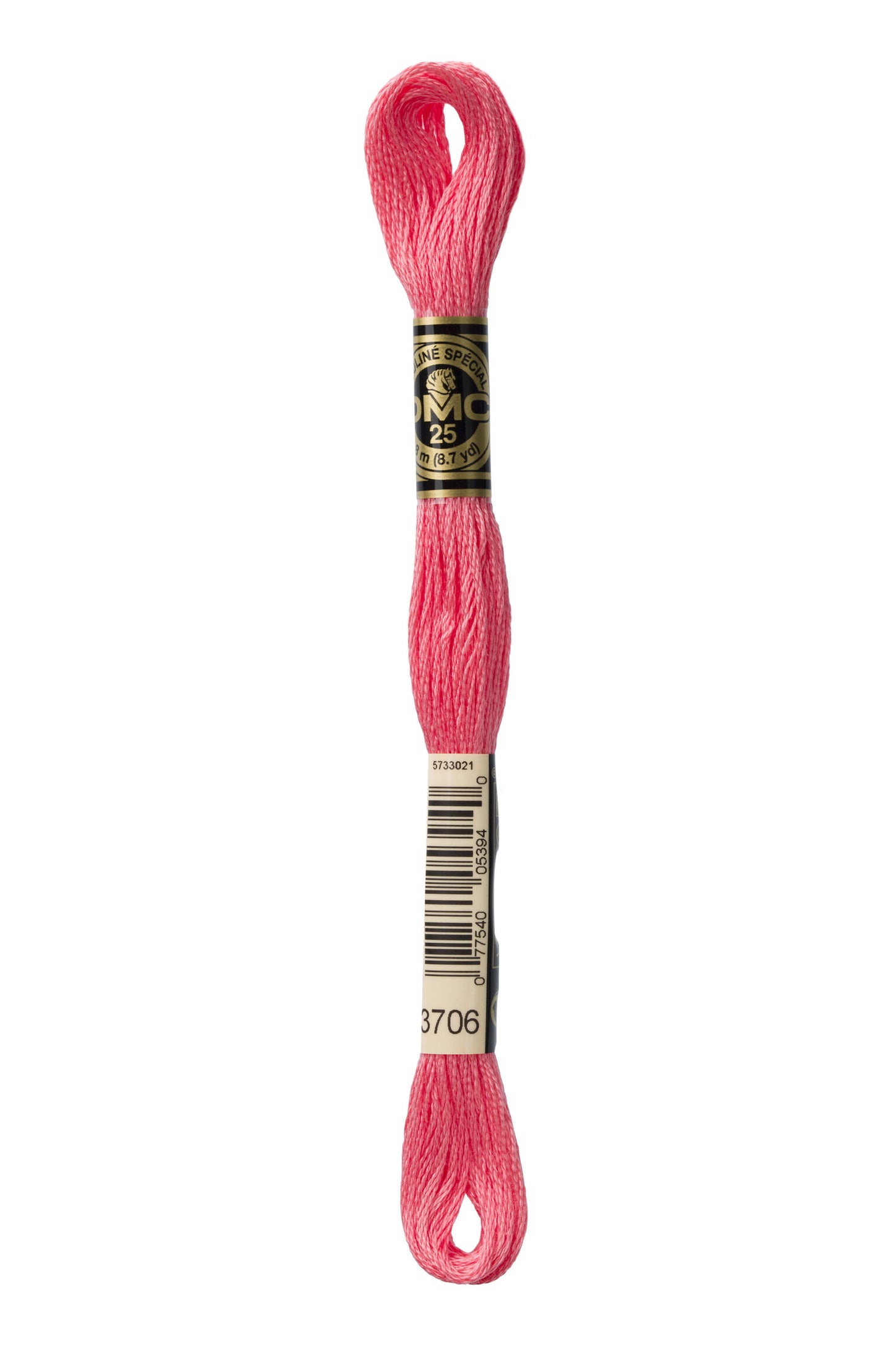DMC 3706 - Melon - Medium - DMC 6 Strand Embroidery Thread, Thread & Floss, Thread & Floss, The Crafty Grimalkin - A Cross Stitch Store